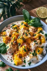 Tropical Mango Coconut Chicken Delight in 25 Minutes Flat
