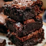 Easy Fudgy Sourdough Discard Brownies