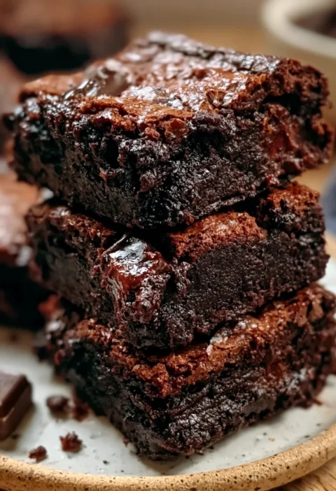 homemade sourdough brownies
