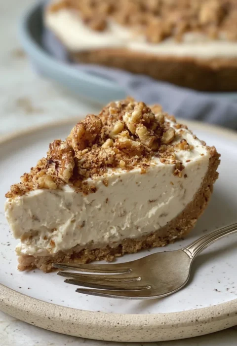 Walnut Cream Pie