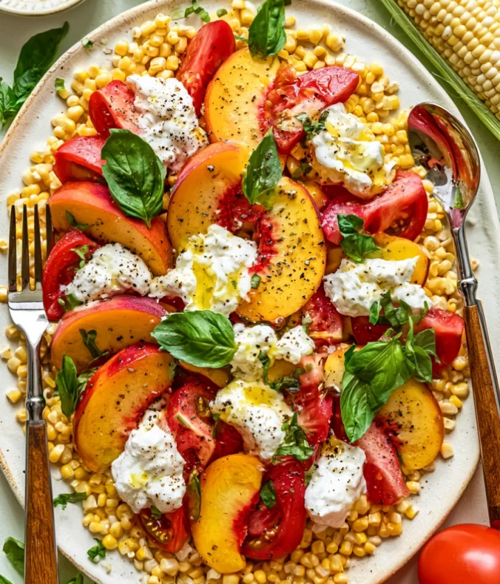 Burrata Peach Salad
