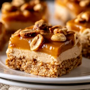 Caramel Peanut Bars