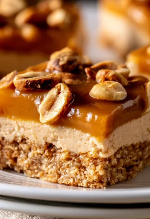 Caramel Peanut Bars