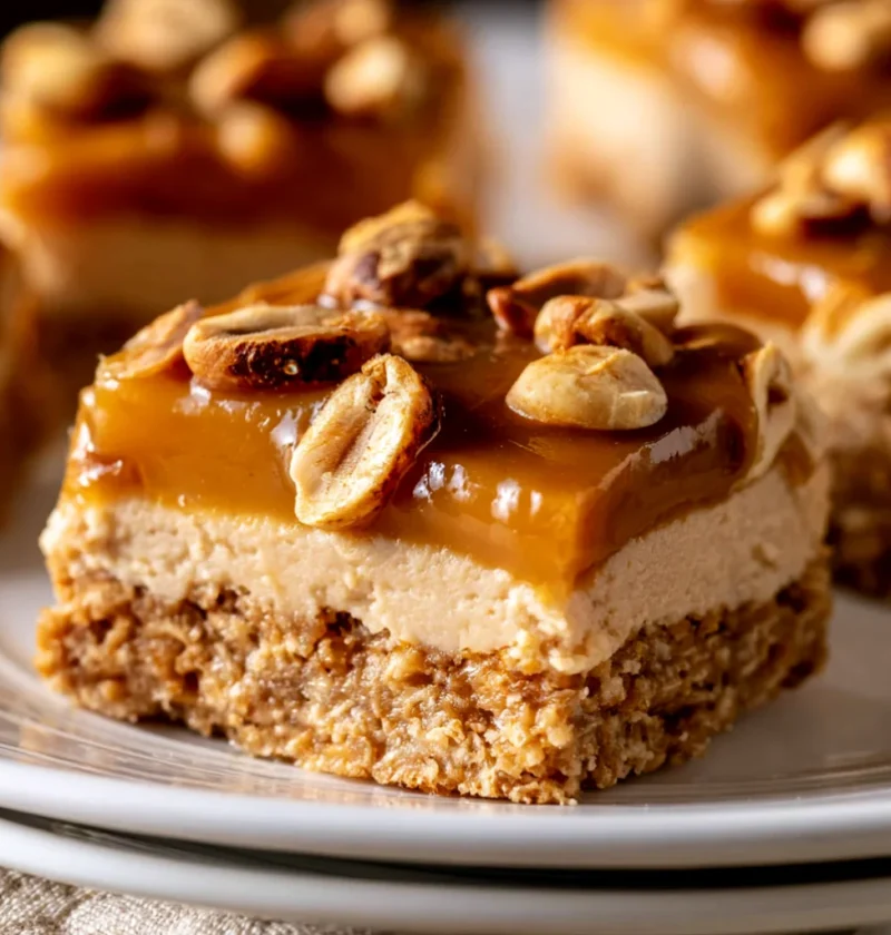 Caramel Peanut Bars