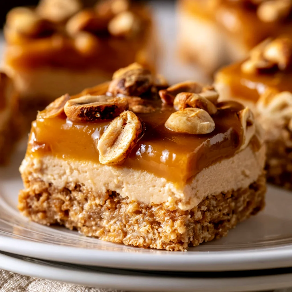 Caramel Peanut Bars