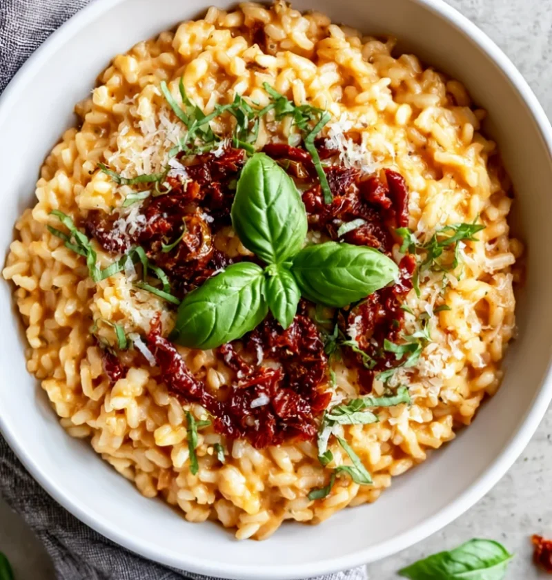 Creamy Sun-Dried Tomato Risotto