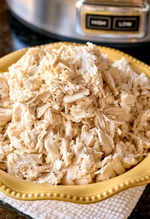 Crockpot Shredded Chicken