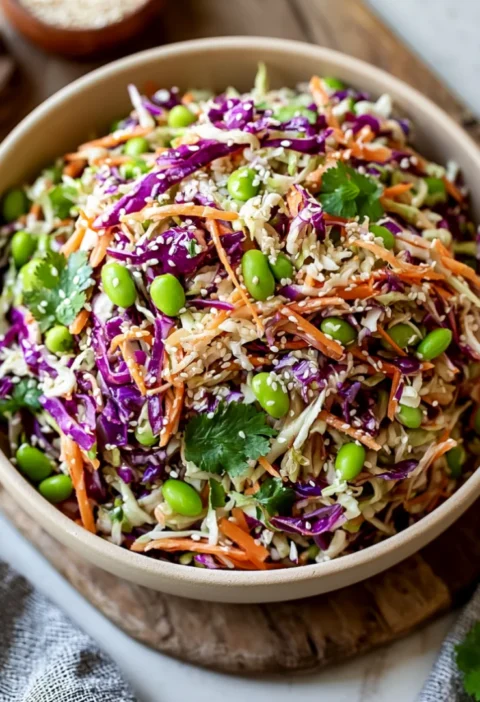 Crunchy Asian coleslaw