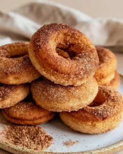 Delicious Baked Apple Cider Donuts with Cinnamon Sugar Recipe