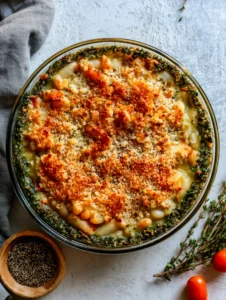 Delicious White Bean and Pesto Bake for Cozy Nights