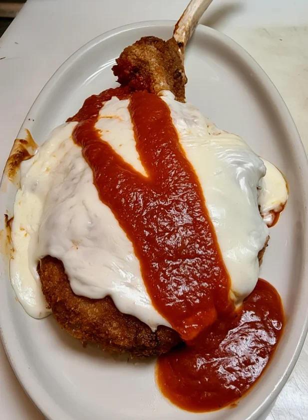 Easy Veal Chop Parmigiana