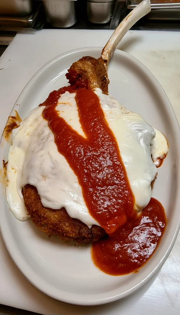 Easy Veal Chop Parmigiana