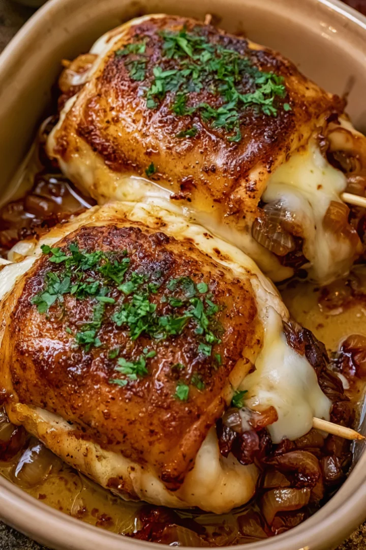French Onion Mozzarella St￭ Chicken