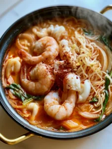 Jjamppong: Brighten Your Day with Spicy Seafood Noodle Soup
