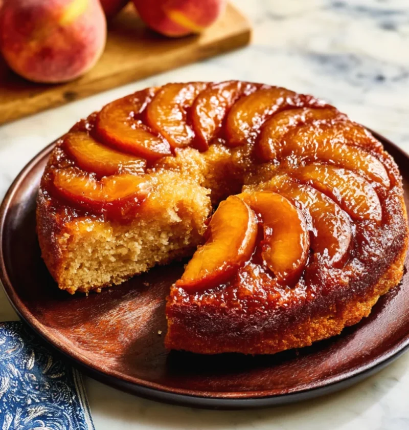 Peach Cobbler Pound Cake