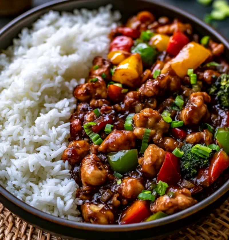 Savory Ground Kung Pao Chicken