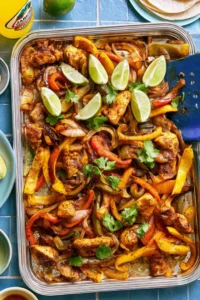 Sheet Pan Chicken Fajitas
