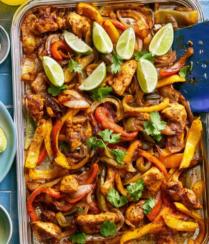Sheet Pan Chicken Fajitas