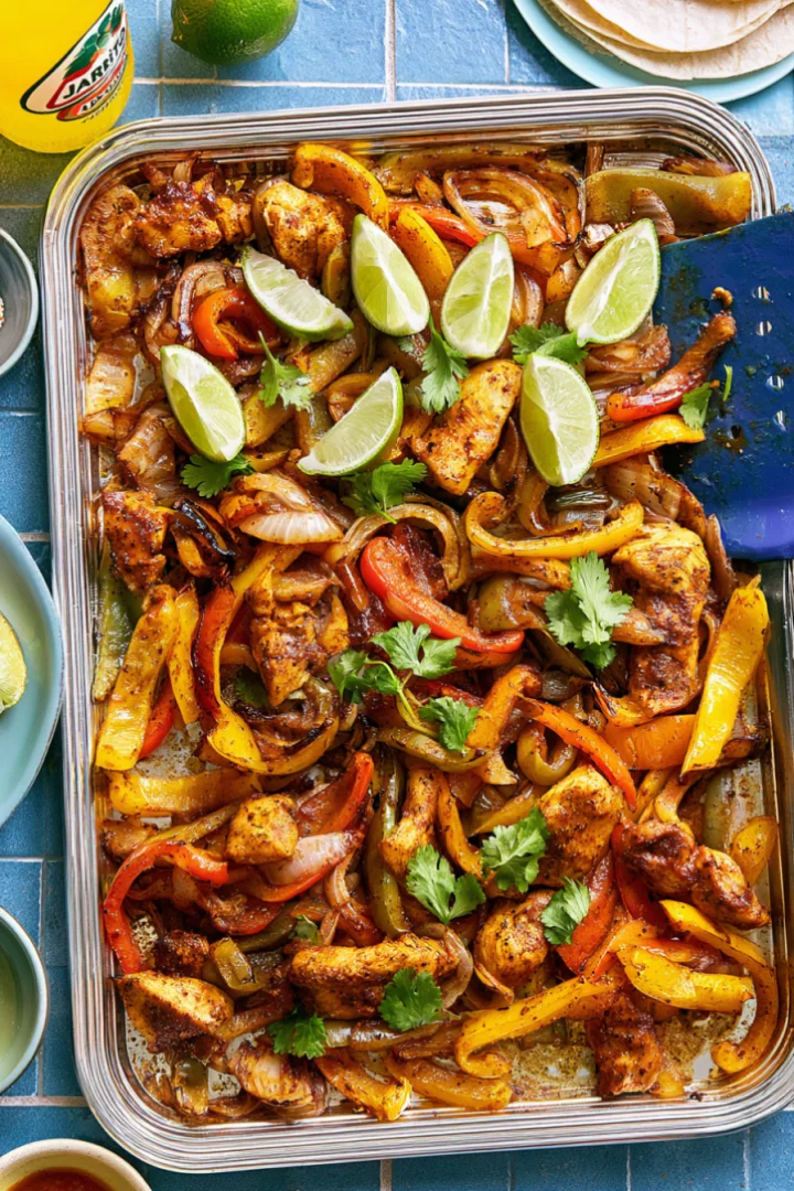 Sheet Pan Chicken Fajitas
