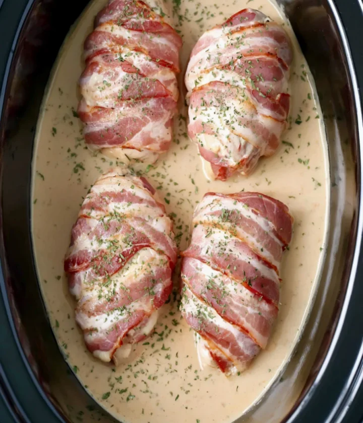 Slow Cooker Mushroom Chicken
