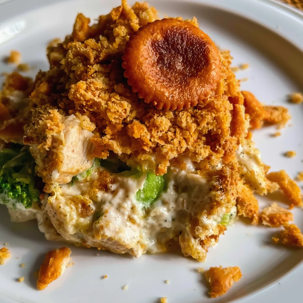 Southern Ritz Cracker Chicken Casserole