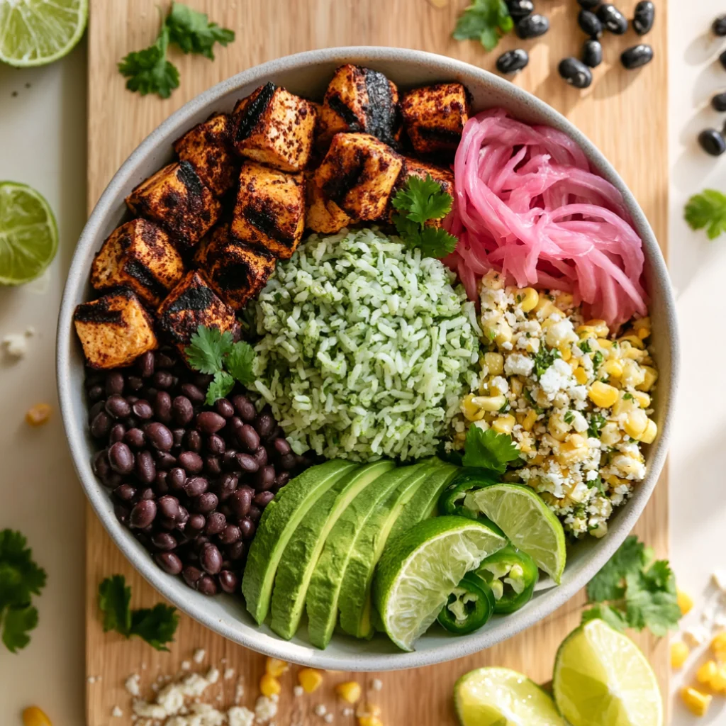 Street Corn Chicken Rice Bowls
