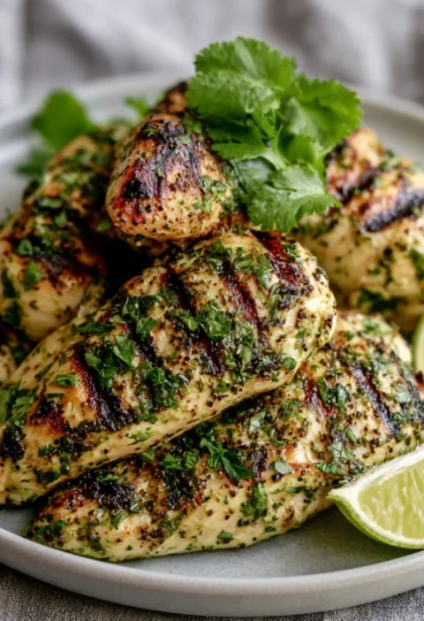 Zesty Cilantro Lime Chicken Thighs